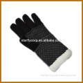 fashion crochet cycling gloves leather